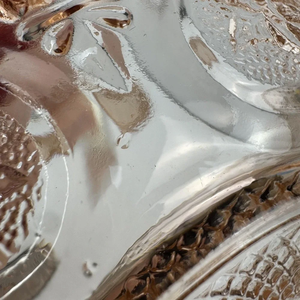 Pink Depression Glass Candy Dish Lidded Bowl Diamond‎ Cut Coquette Cottagecore